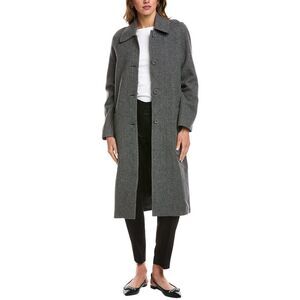 Officine Générale Womens Officine Generale Ombeline Wool Coat, Black